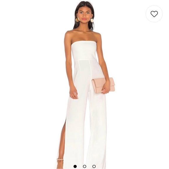 Nookie Glamour Strapless Jumpsuit sz S - Picture 1 of 10